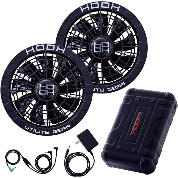 hooh 快適ウェア用クールファンケーブルセット V9102 ブラック　新品 hooh 快適ウェア用クールファンケーブルセット V9102 ブラック